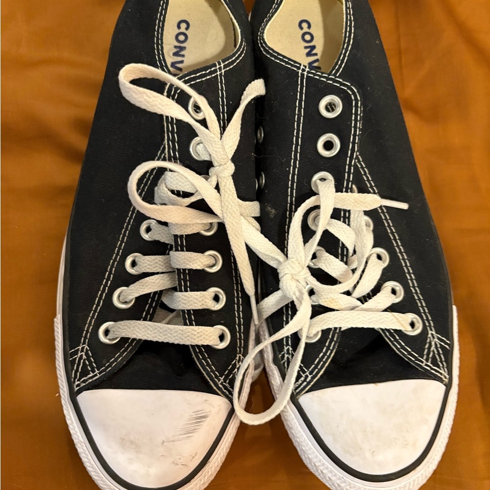 Converse Black and White Canvas Shoes